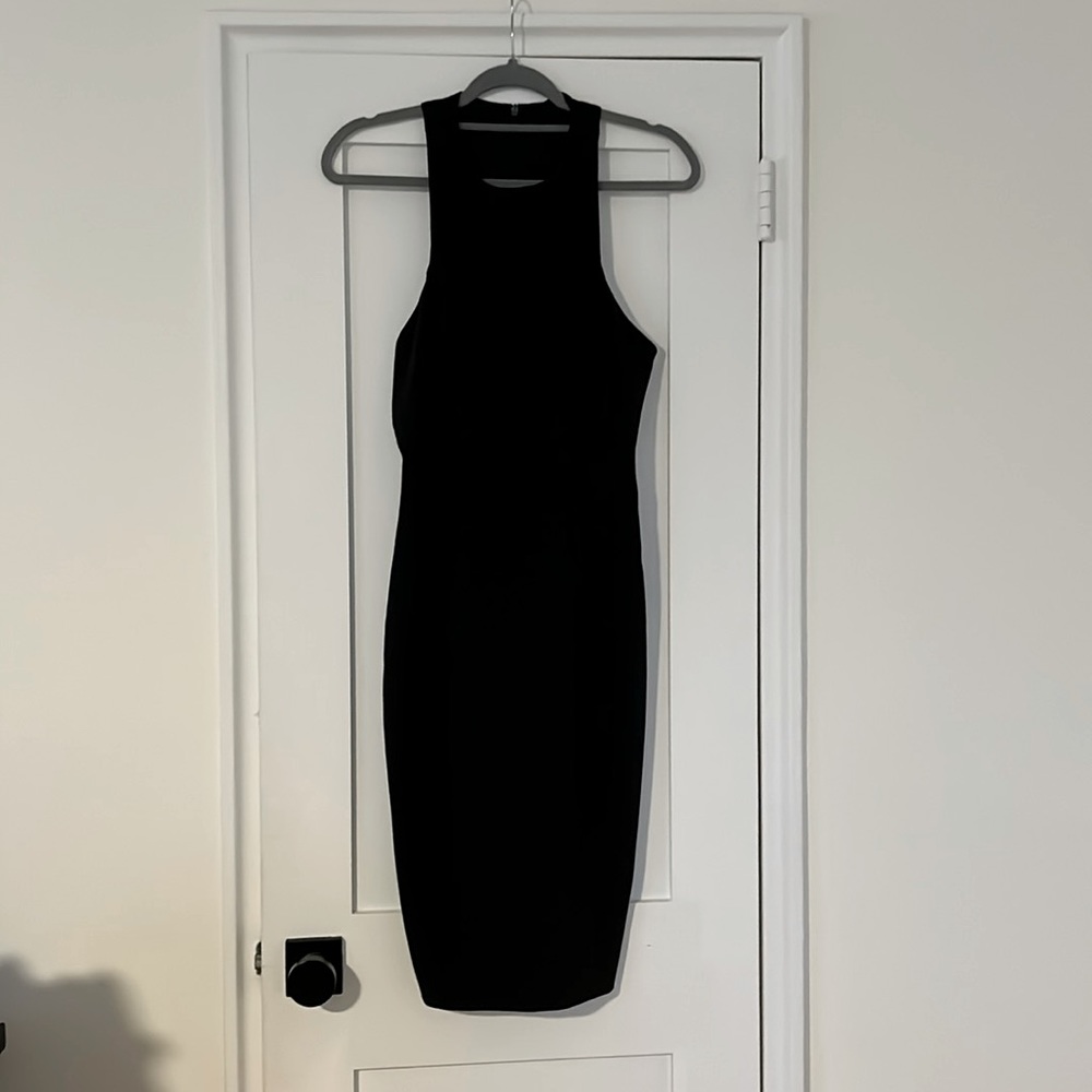 Finders keepers black midi dress